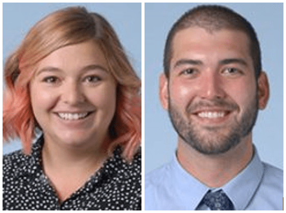 portraits of kazia parsons and logan guckien