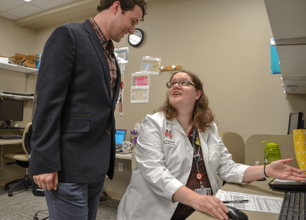Steven Rhodes at Riley Hospital for Children