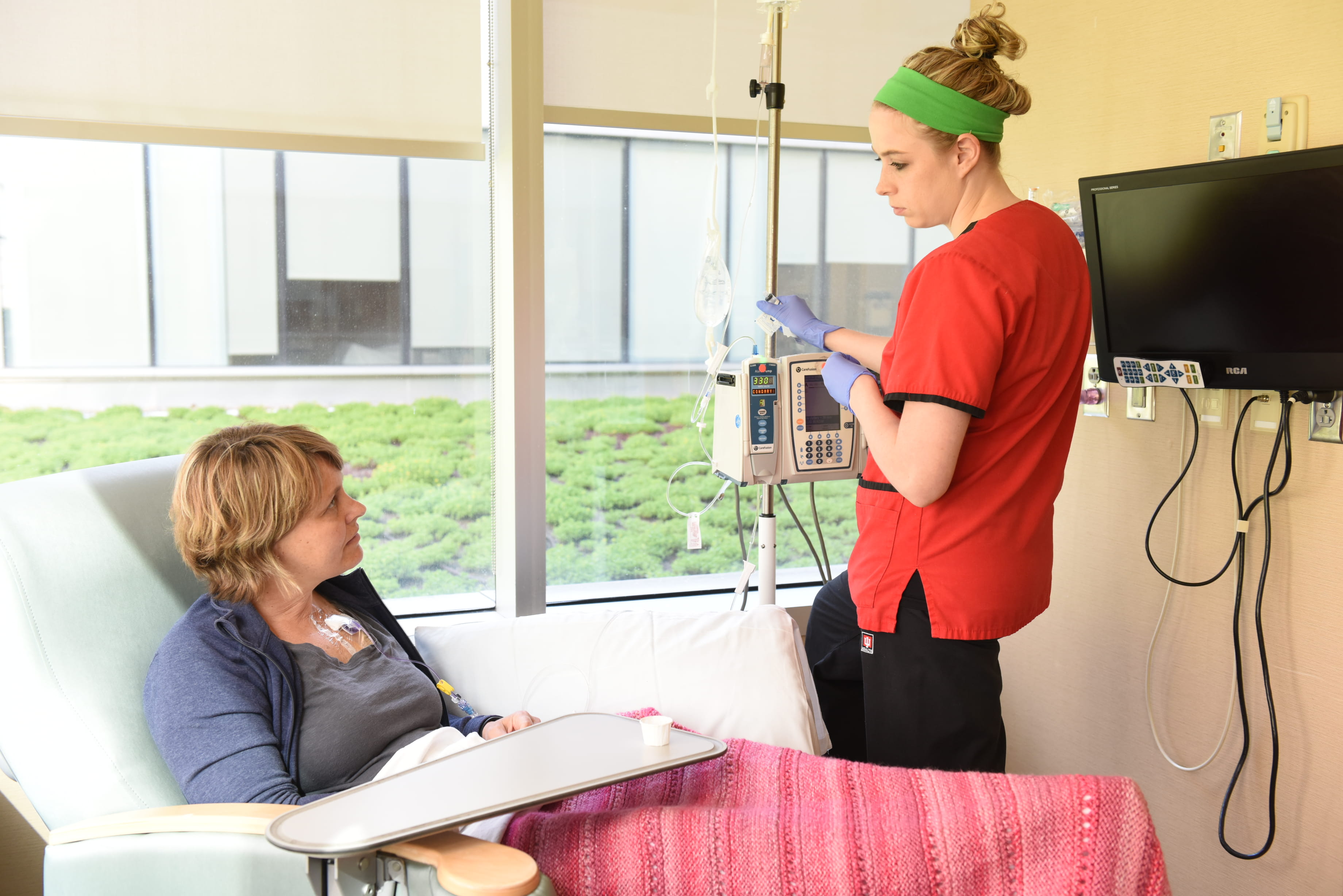 Jenny Brown chemo infusion