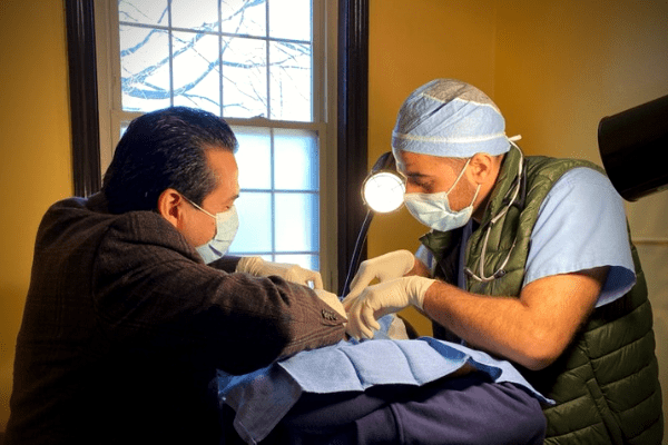 Aref and mentor Dr. Javier Sevilla-Martir