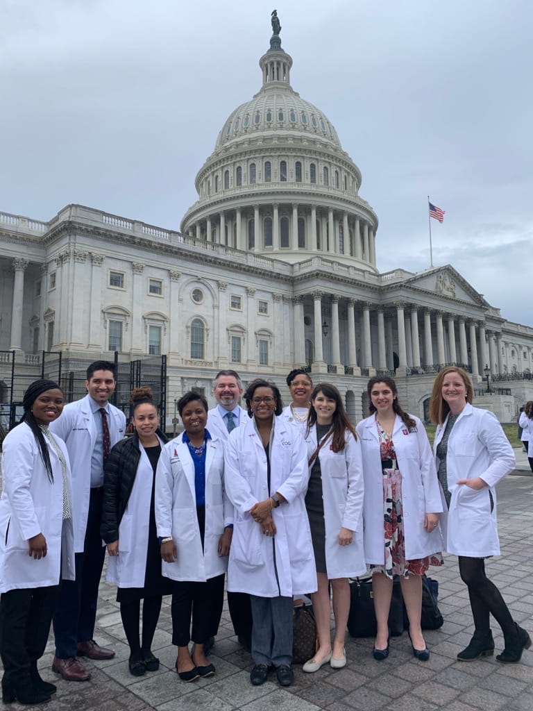 Benn and the Indiana delegation to Washington DC