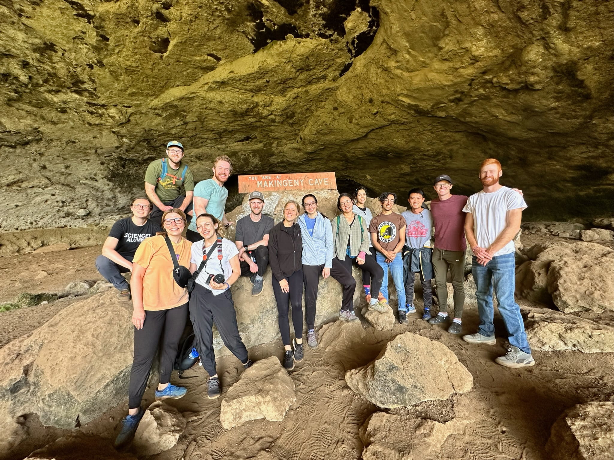 IU medical students at Makingeny Cave in Kenya