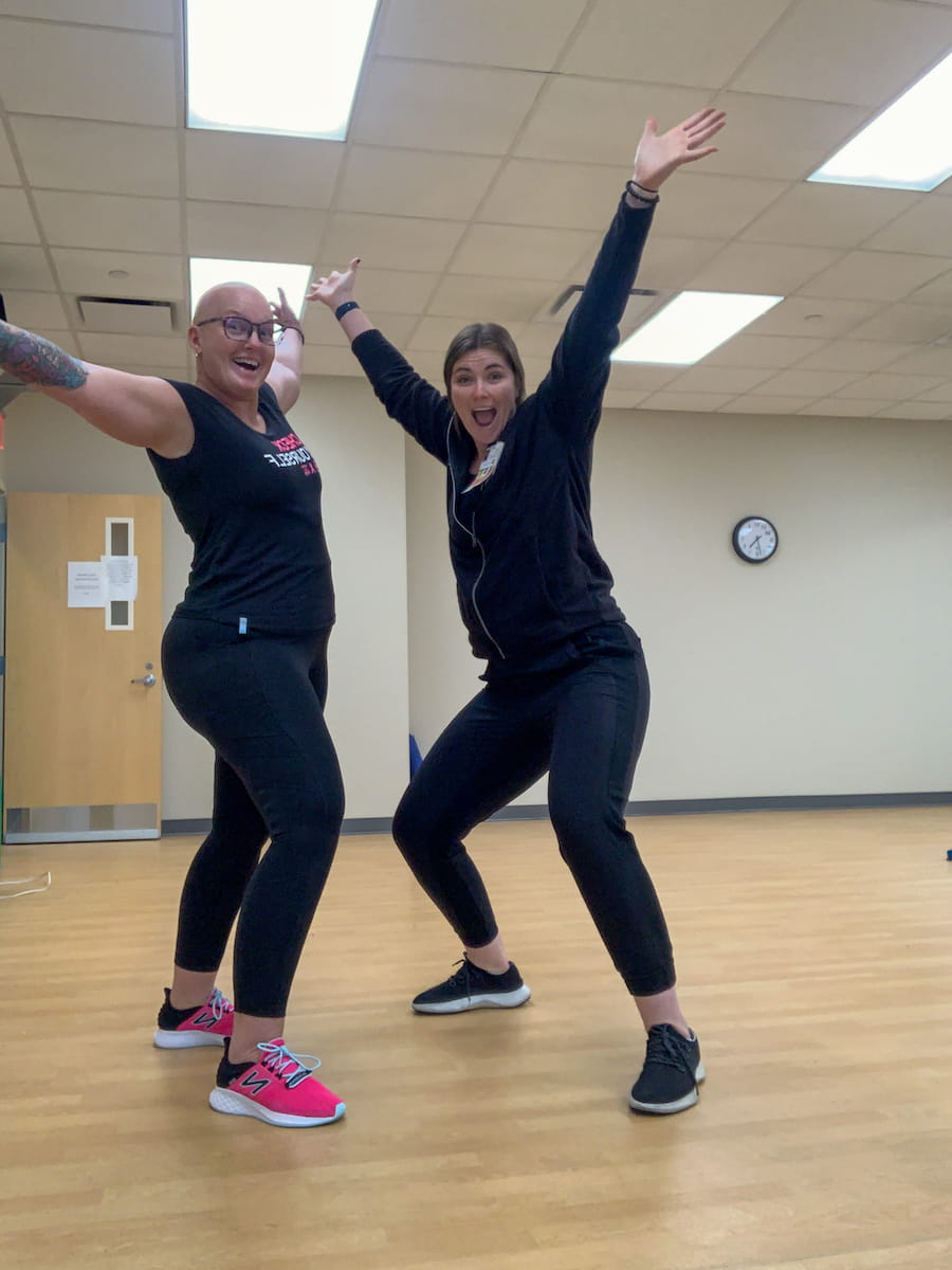 Jennifer Hedges and Danielle Halsey