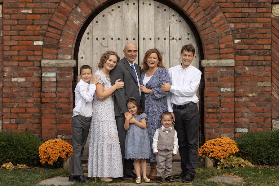 Michelle and Hyrum LaTurner and their children