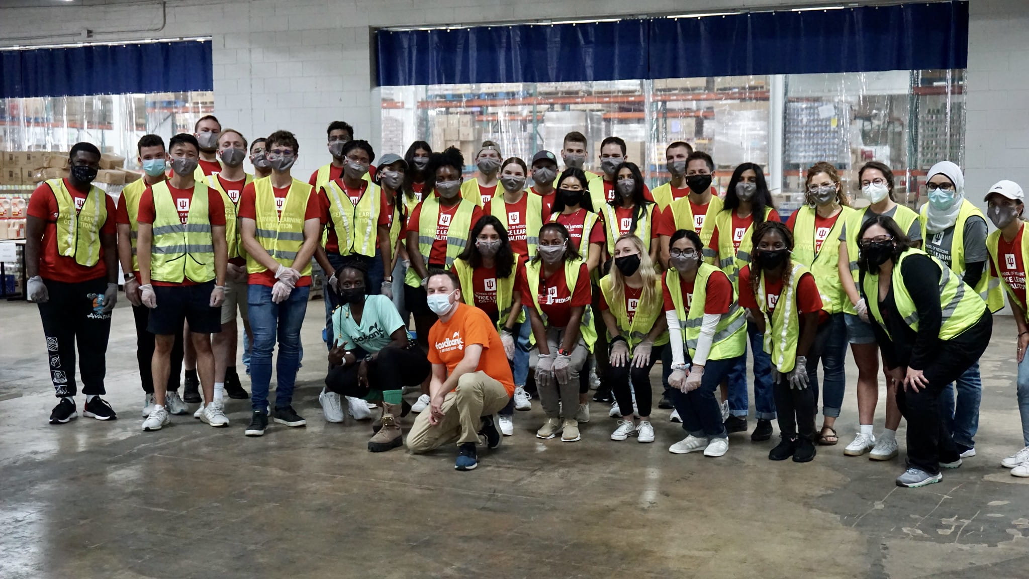 Service learning at Northwest Indiana Food Bank