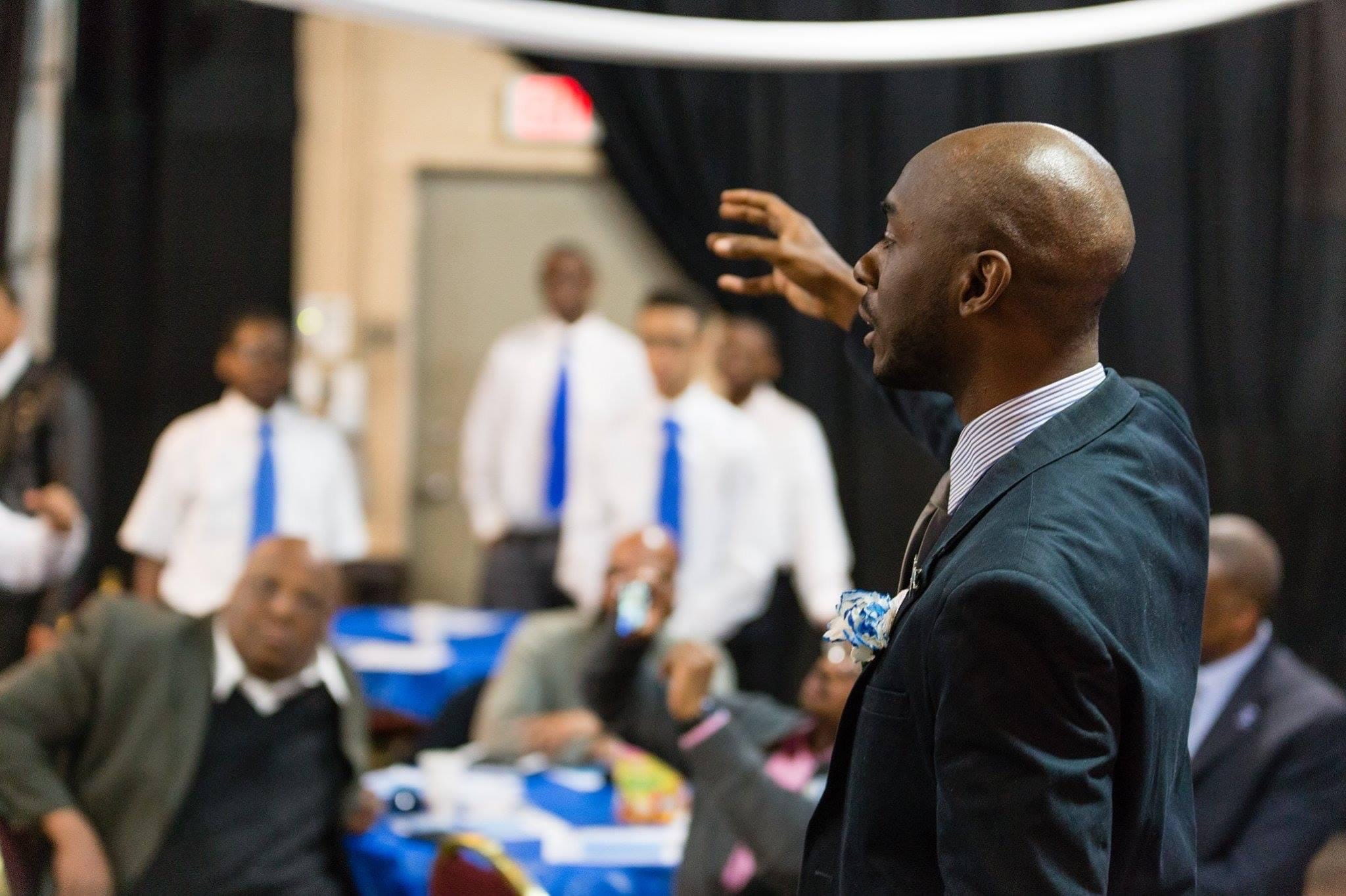 Richard Brown at Hope for a Better Tomorrow event