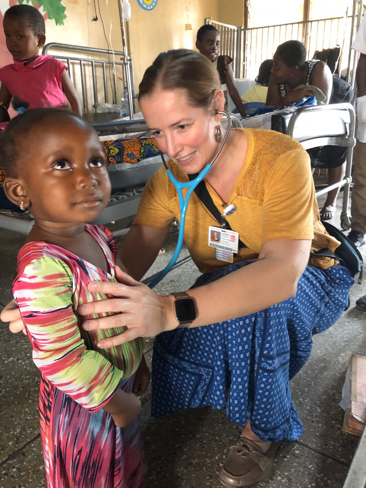 Stefani Vande Lune in Ghana