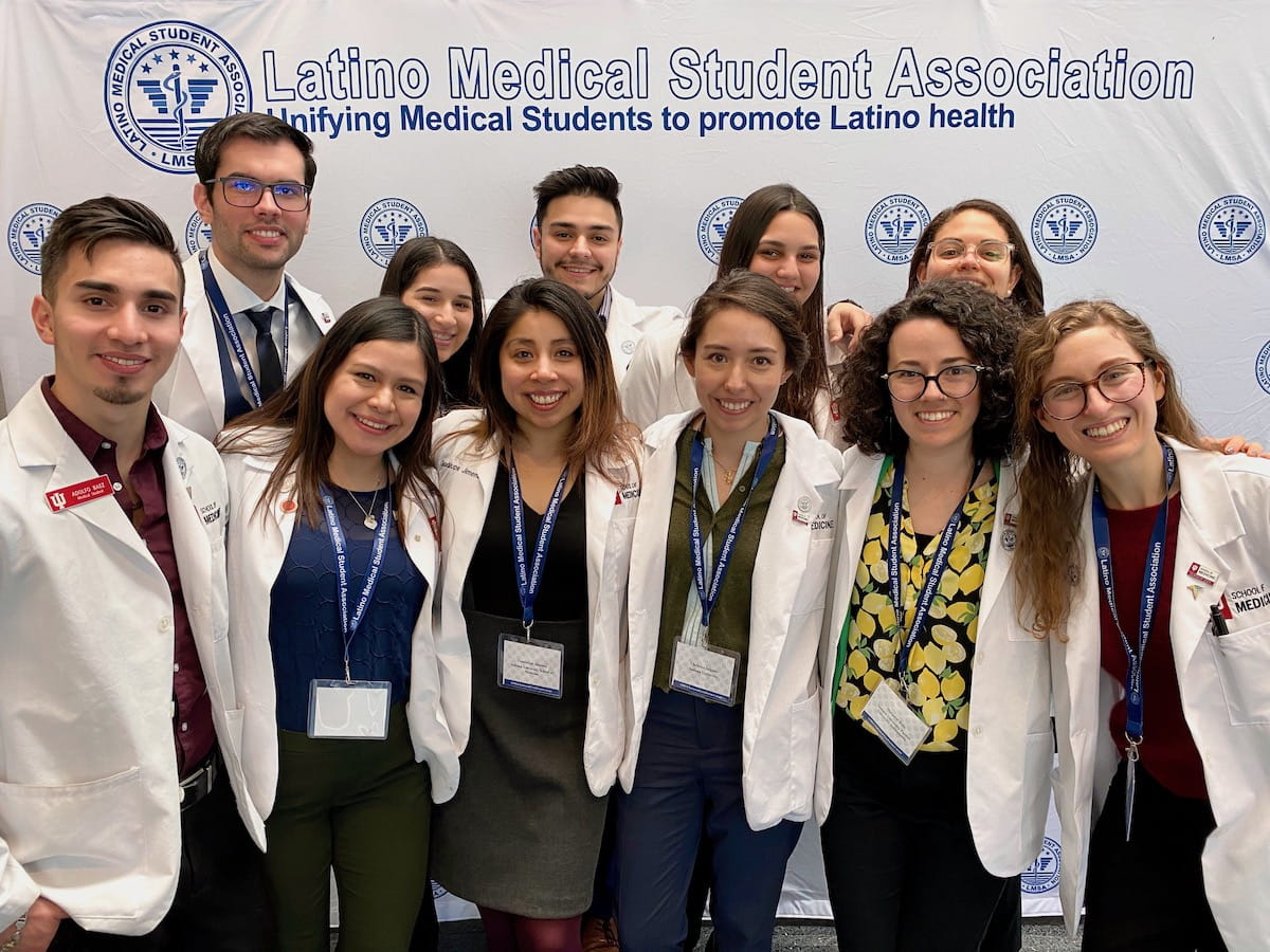 Luna and LMSA members at conference