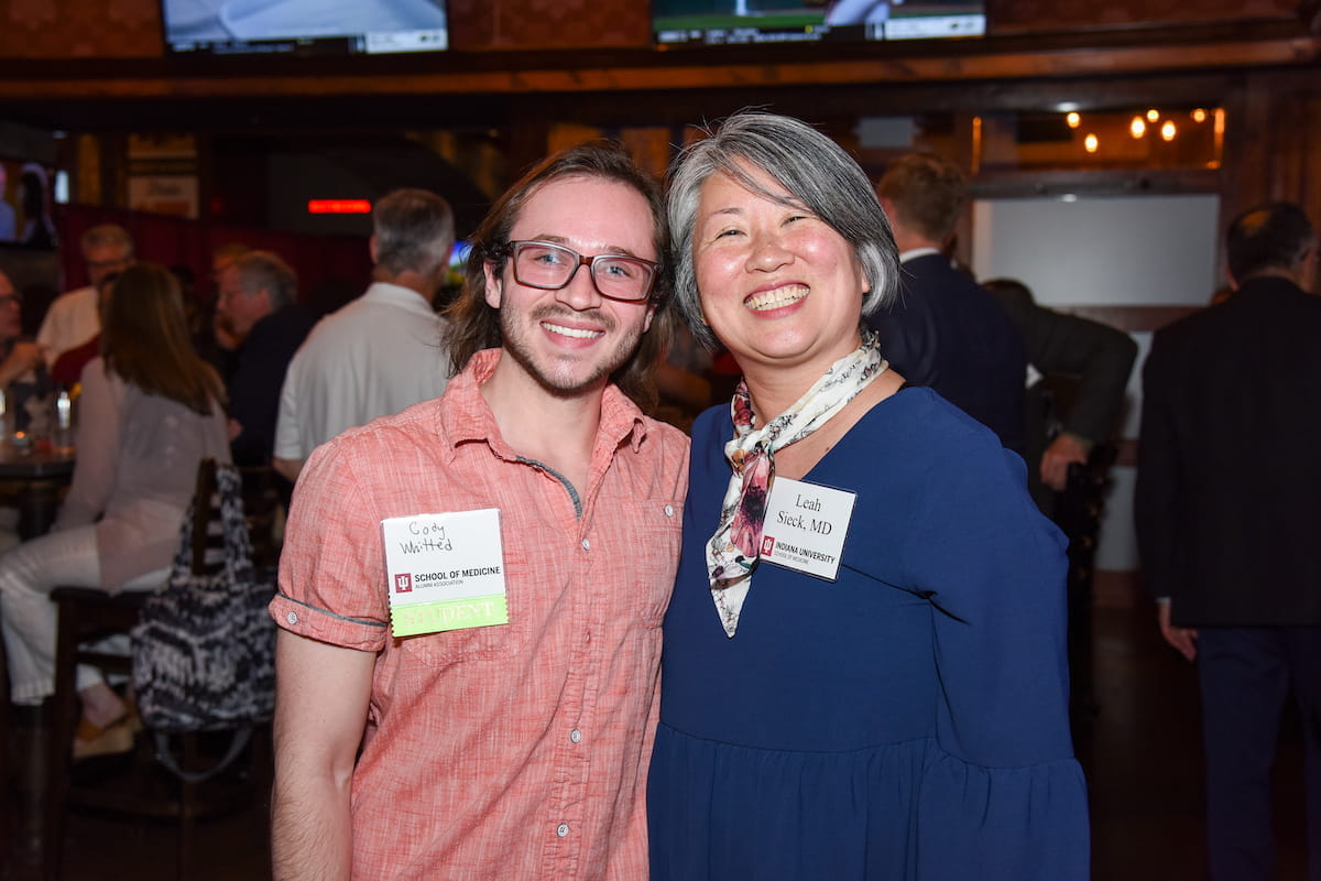 Cody Whitted and Dr. Leah Sieck