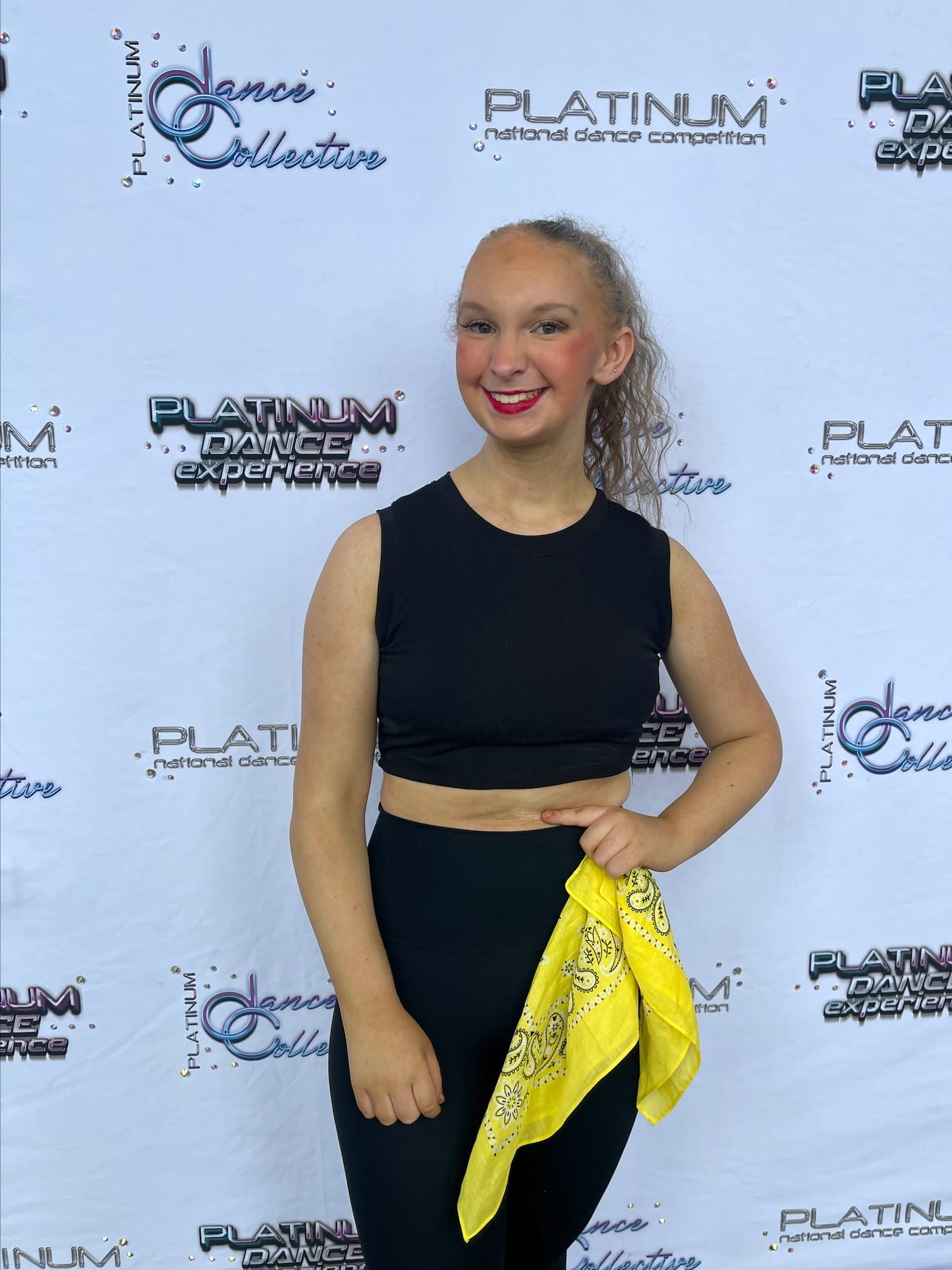 Aly Edmondson in dancing attire