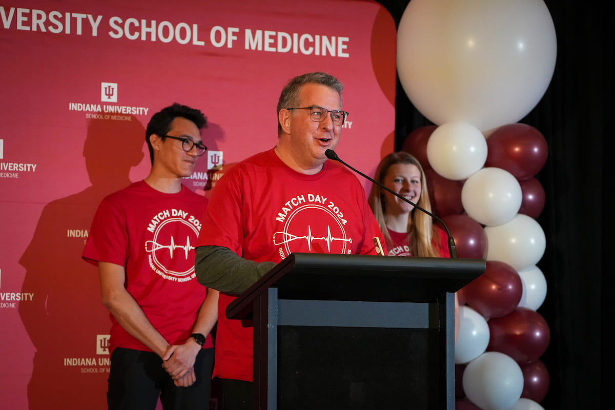 Paul Wallach, MD, speaks at Match Day 2024.