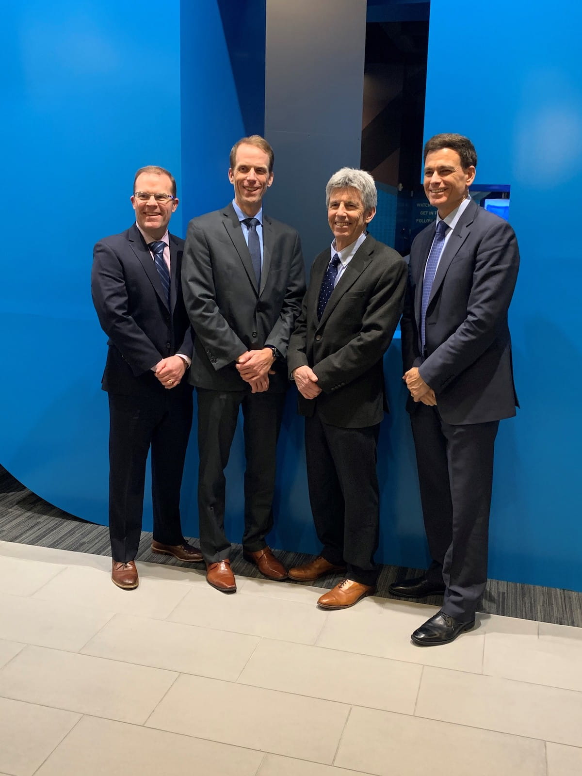 CARE Consortium leaders Michael McCrea, Steven Broglio, Thomas McAllister and Paul Pasquina