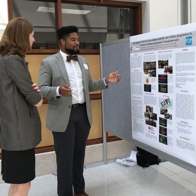 a poster presentation