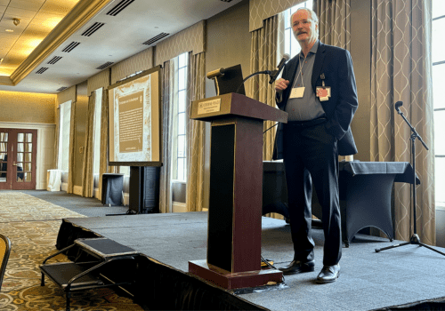 Dr. Ben Gaston presenting at Breath Summit 2024