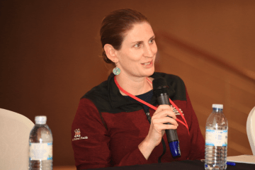 Dr. Andrea Conroy at the World Kidney Day conference Dr. Andrea Conroy at the World Kidney Day conference