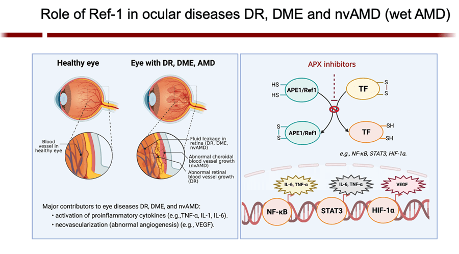 Scientific graphic showing research findings from Mark Kelley, MS, PhD