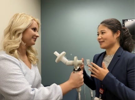 Patient and clinician from the Pediatric Translational Research group