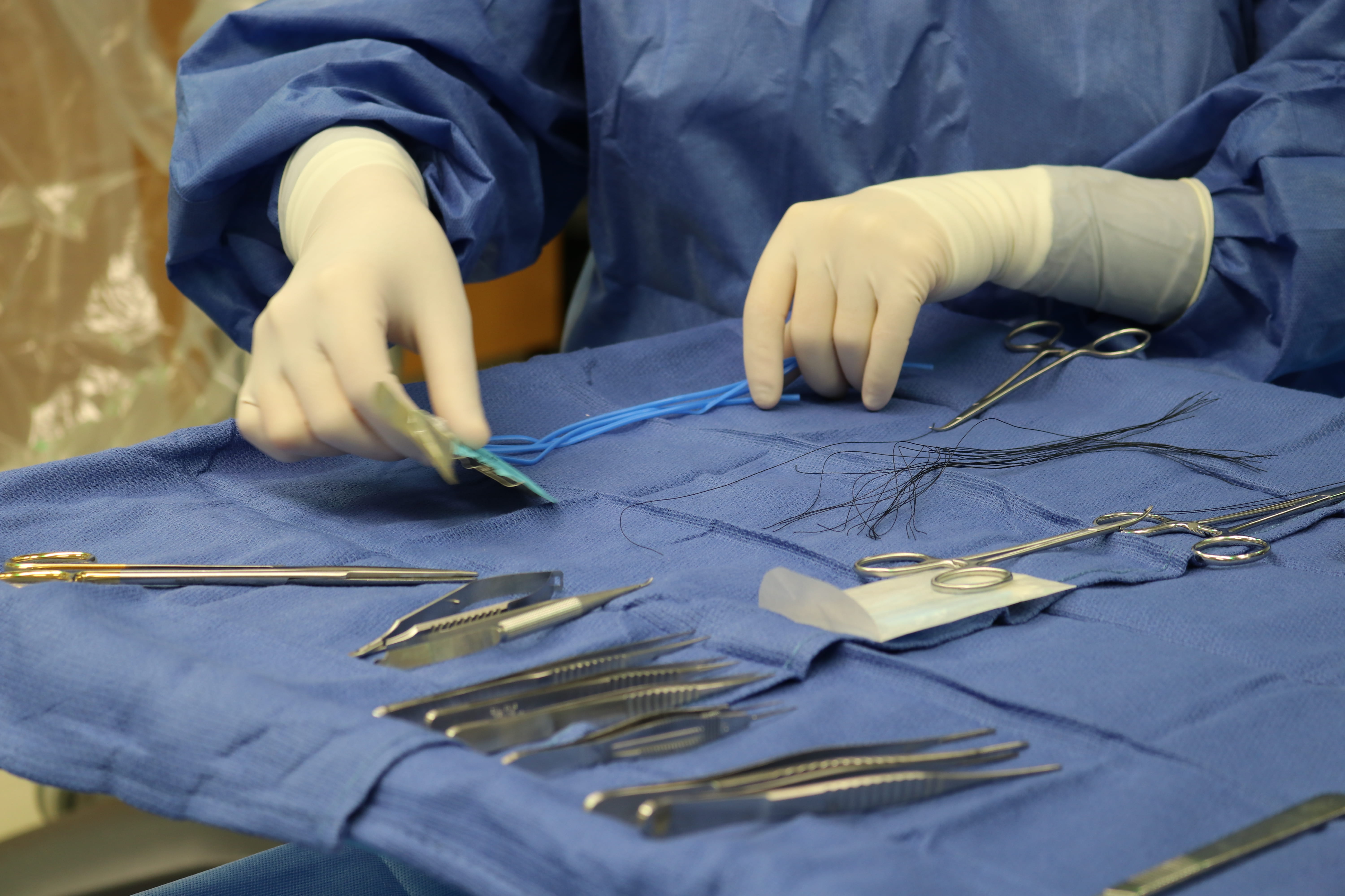 Surgical Tools and Gloves