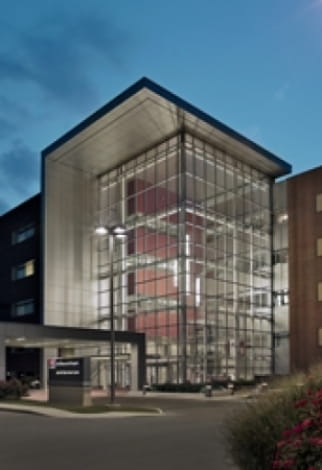 south tower of ball memorial hopsital in muncie, IN