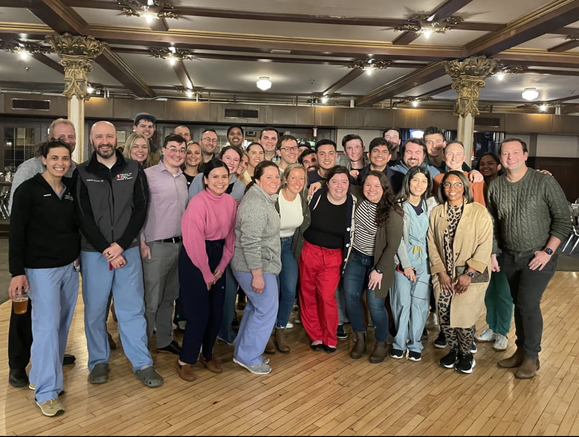 A group of residents gathered for an interest group.