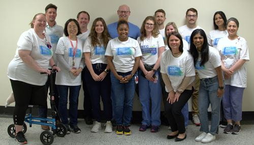 NEC Awareness Day 2024 NEC Awareness Day 2024 group picture with Pediatric division