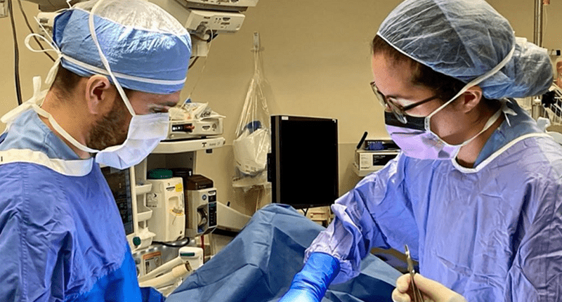 Urology residents surgery