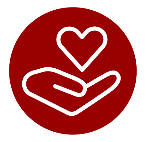 heart in hand icon