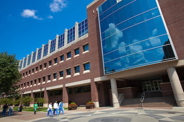 exterior of van nuys medical science building