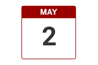 calendar icon for May 2