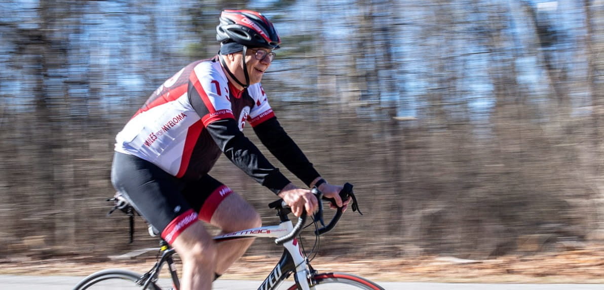 rafat abanour rides his bike