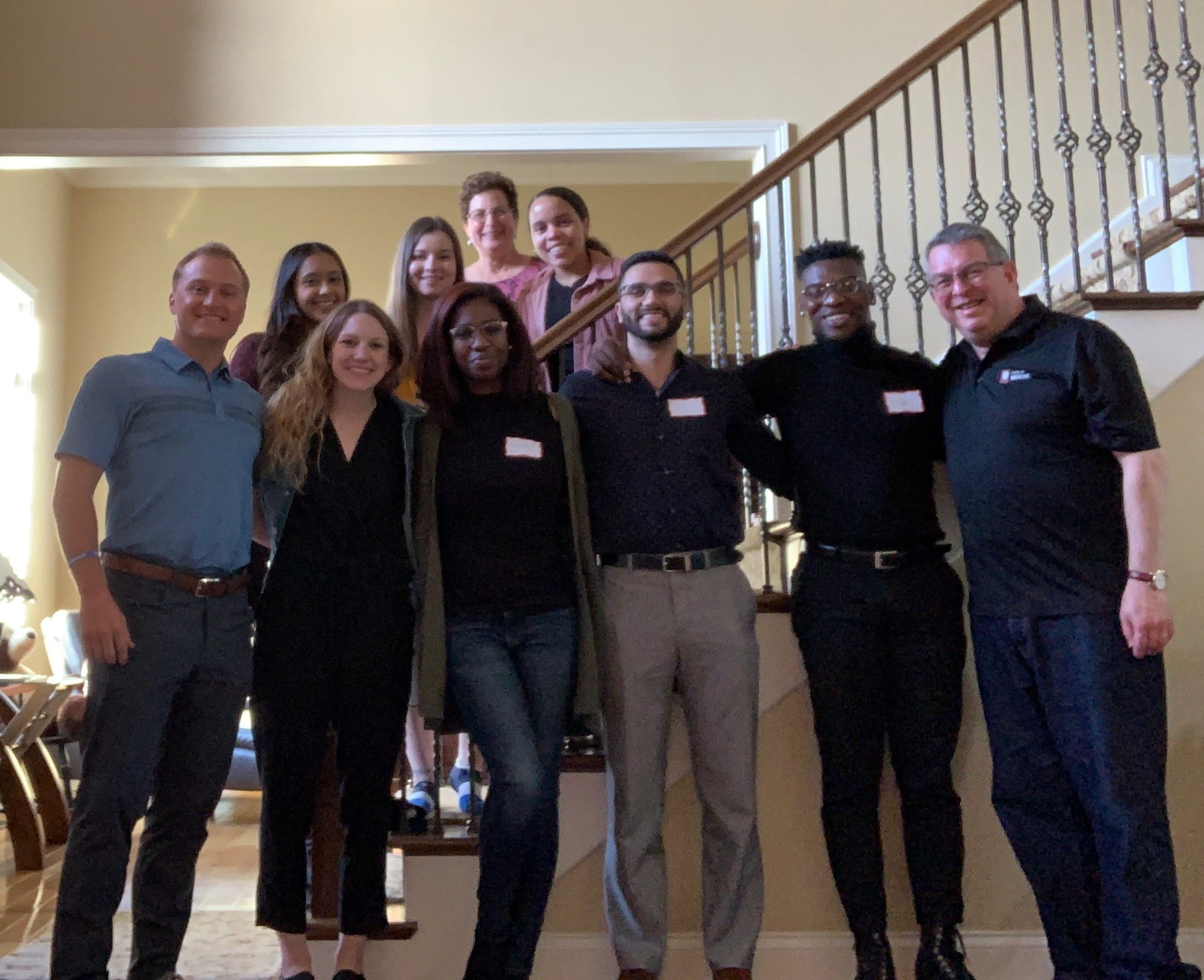 Group photo MSC Executive Board/Class presidents dinner with Dr. Wallach