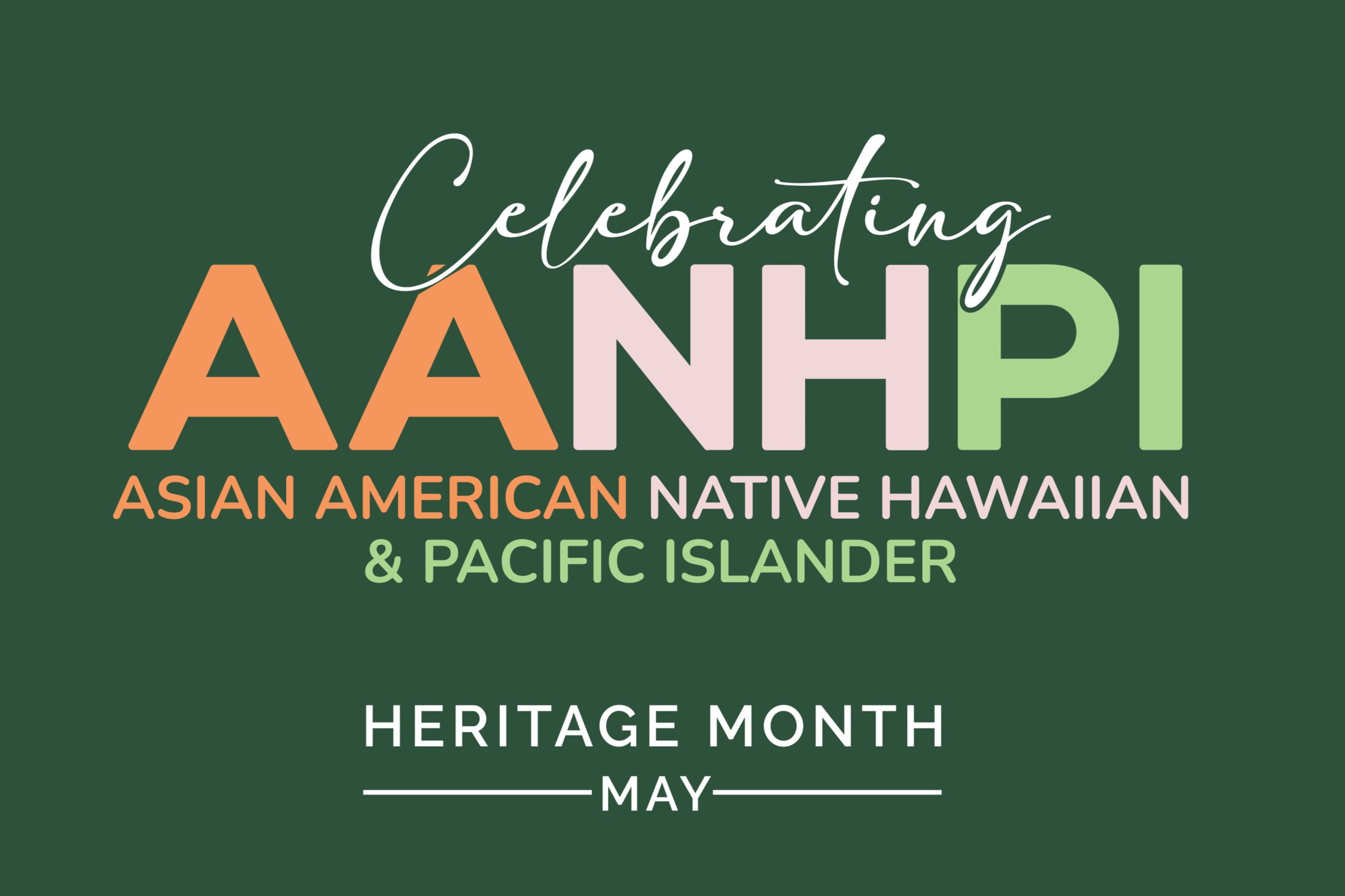 AANHPI awareness month banner