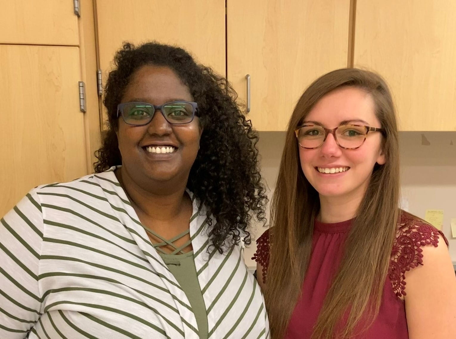 Pictured left to right: Fikir M. Mesfin, MD and Chelsea E. Hunter, MD