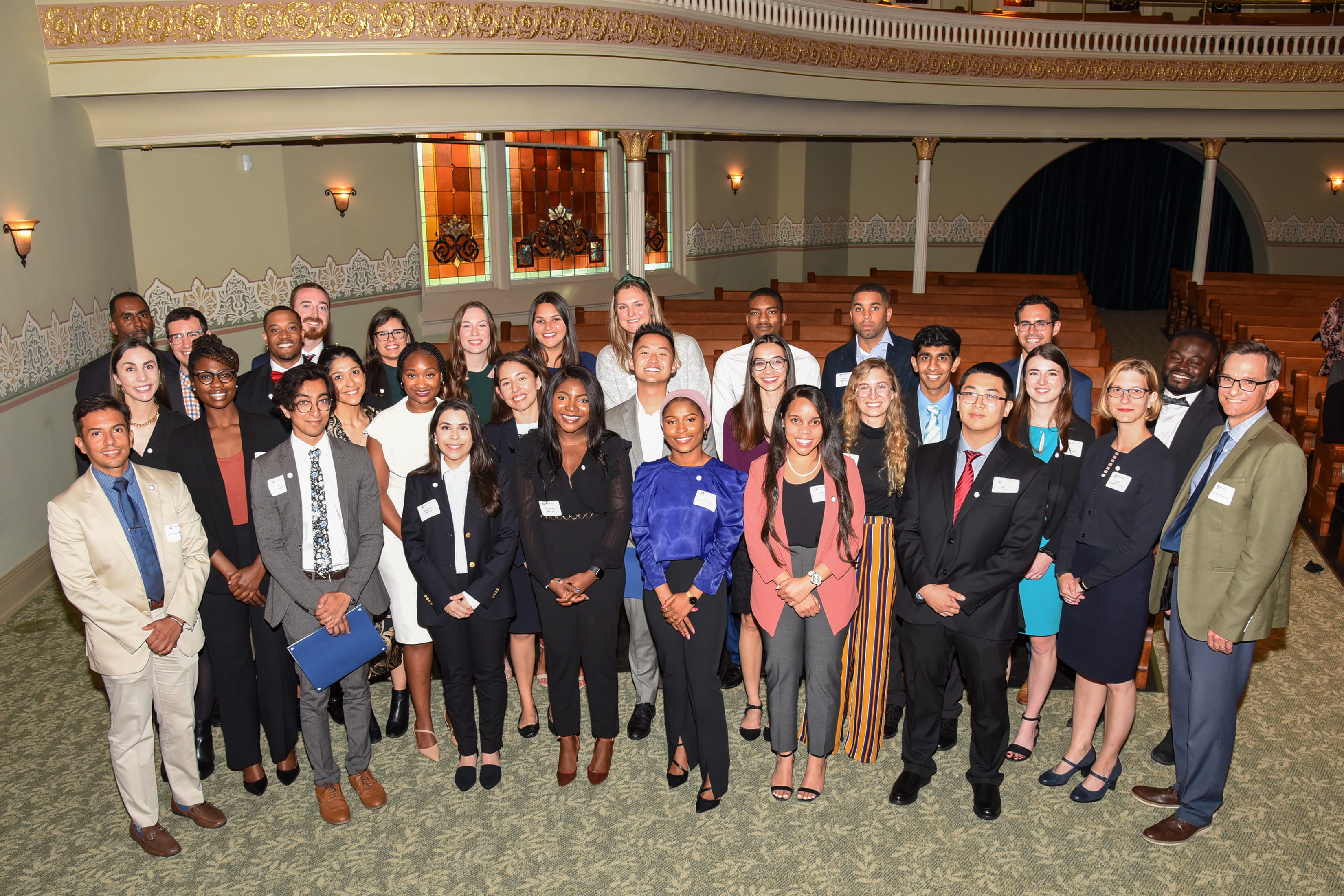 Gold Humanism student inductees