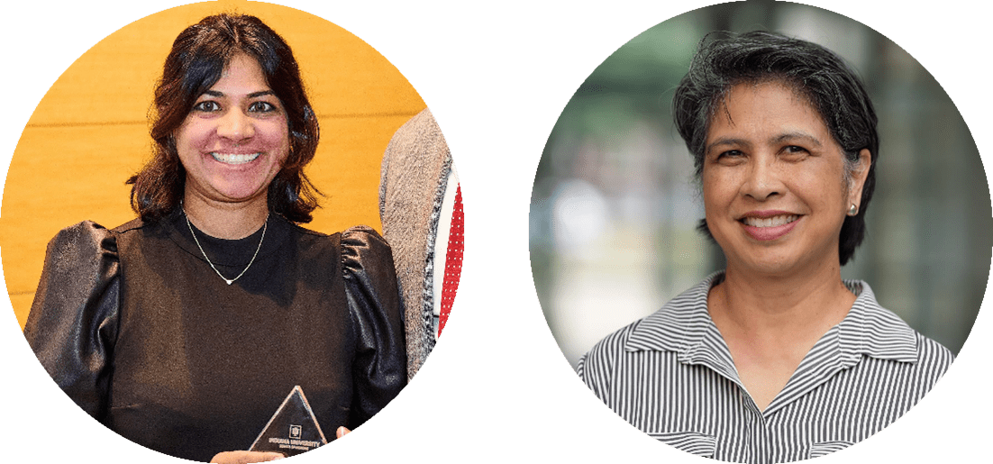 headshots of taz and ethel