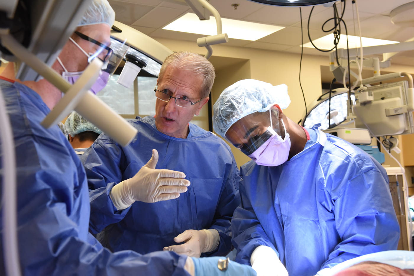 Gary Dunnington, MD, pioneered the idea of surgical skills laboratories, where surgical skills could practice skills before using them in the operating room. He also helped develop a phone app to offer feedback to residents and brought in a sports psychologist to work with trainees.