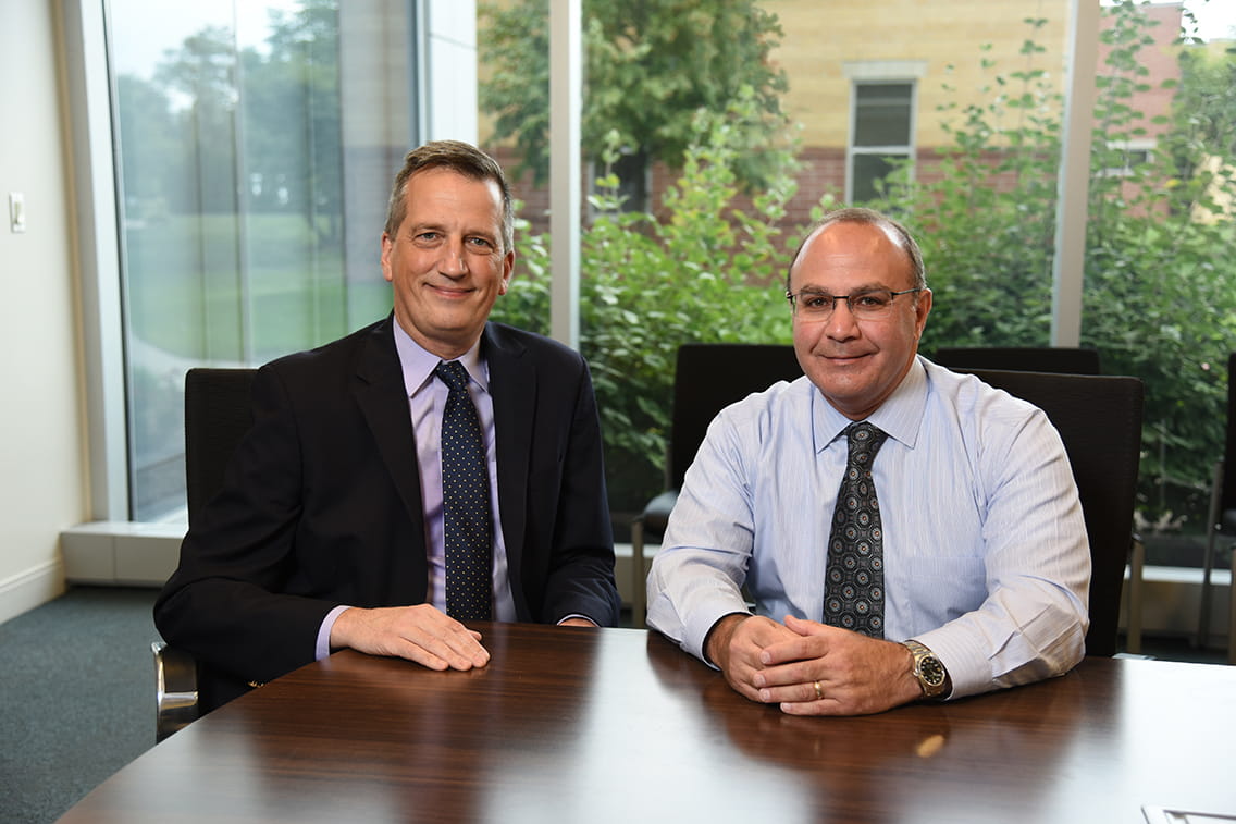 Portrait of Bruce Lamb and Alan Palkowitz