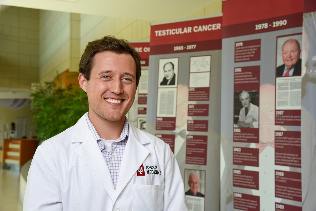 IU Medicine - Fall 2021 - Eccles - Online Eamon Eccles poses for a portrait.