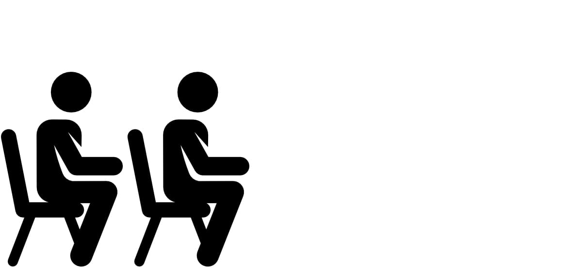 two students in desks